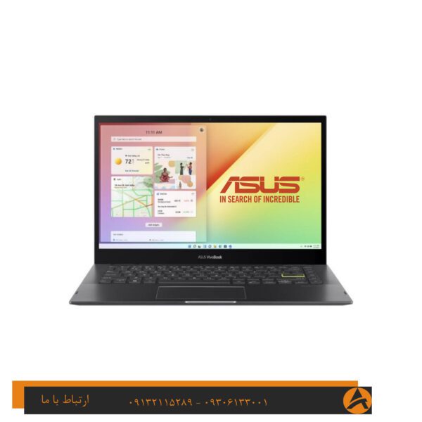 لپ تاپ اپن باکس ایسوز مدل ASUS VIVOBOOK 14 TP470EZ -i5 8G 512 SSD  IRIS Xe - تصویر 2