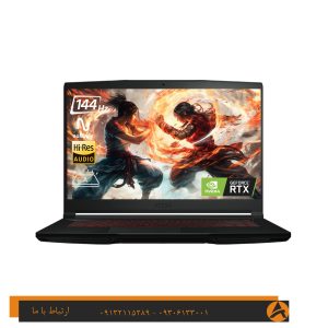 لپ تاپ اپن باکس ام اس ای مدل  MSI GF63 THIN-I5 16G 512GB SSD 4GB NVIDIA
